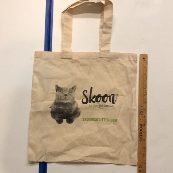 Skoon Cat Litter with Diatomax Thin Cotton Tote Bag - Picture 4 of 6